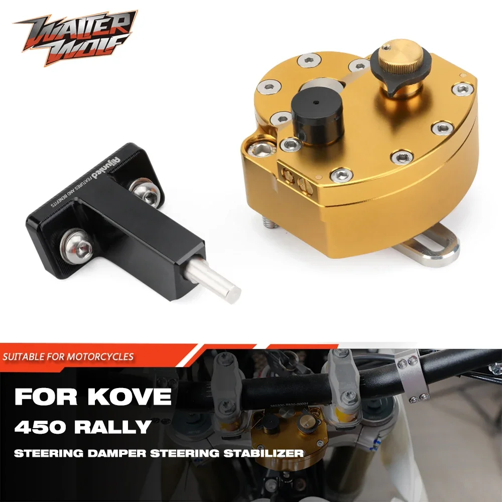 Steering Damper Stabilizer Kit Cnc - Motorcycle Steering Damper Stabilizer Clamp Adjustable