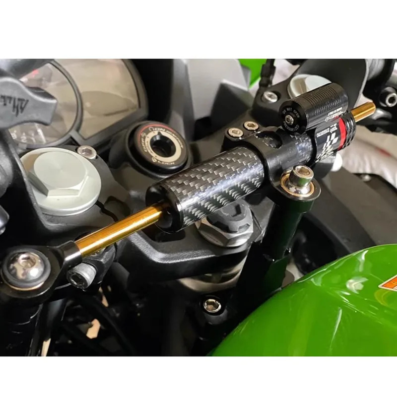 For Kawasaki 500 2024 - Motorc - Steering Damper Stabilizer Kit Cnc review and price