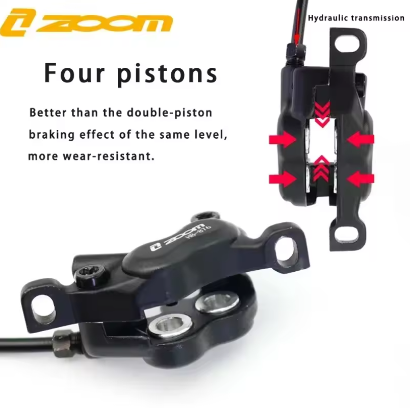 ZOOM HB-876E E-Bike 4-Piston H - Zoom Hydraulic Brake 4 Piston E-Scooter review and price