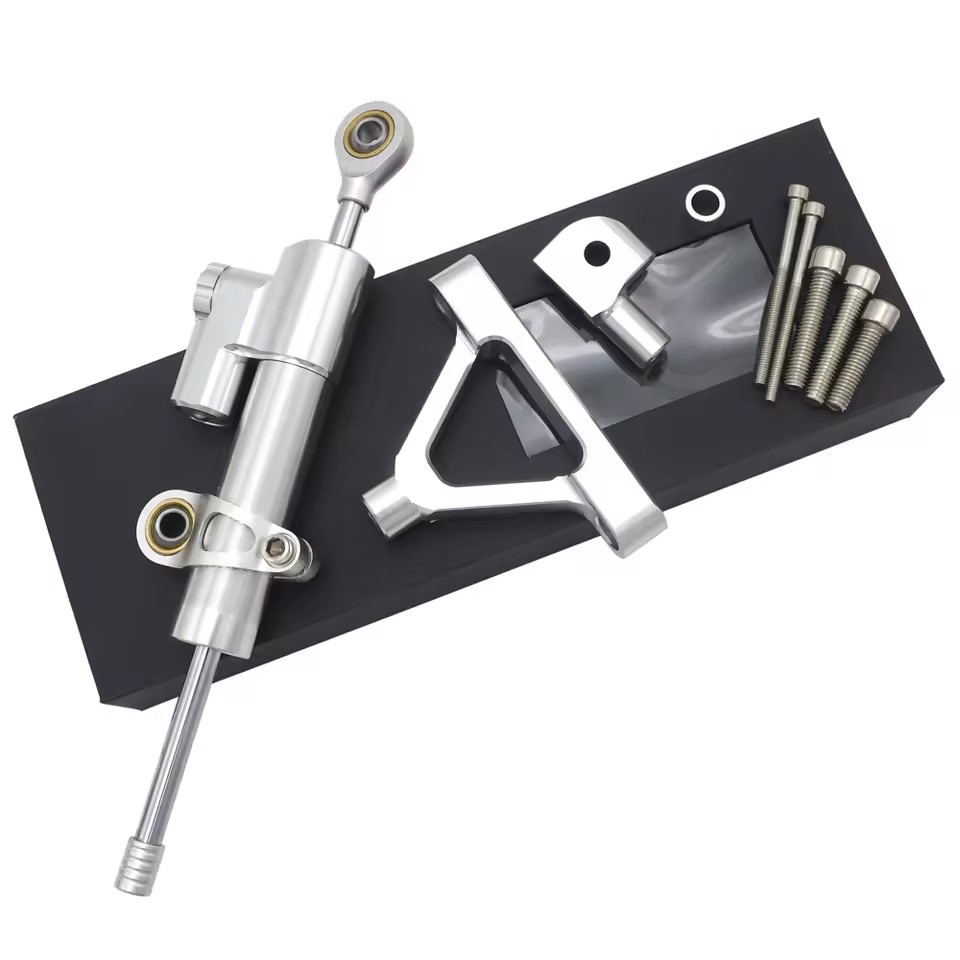 For Kawasaki ZX10R 04-05 Racin - Steering Damper Stabilizer Kit Cnc review and price